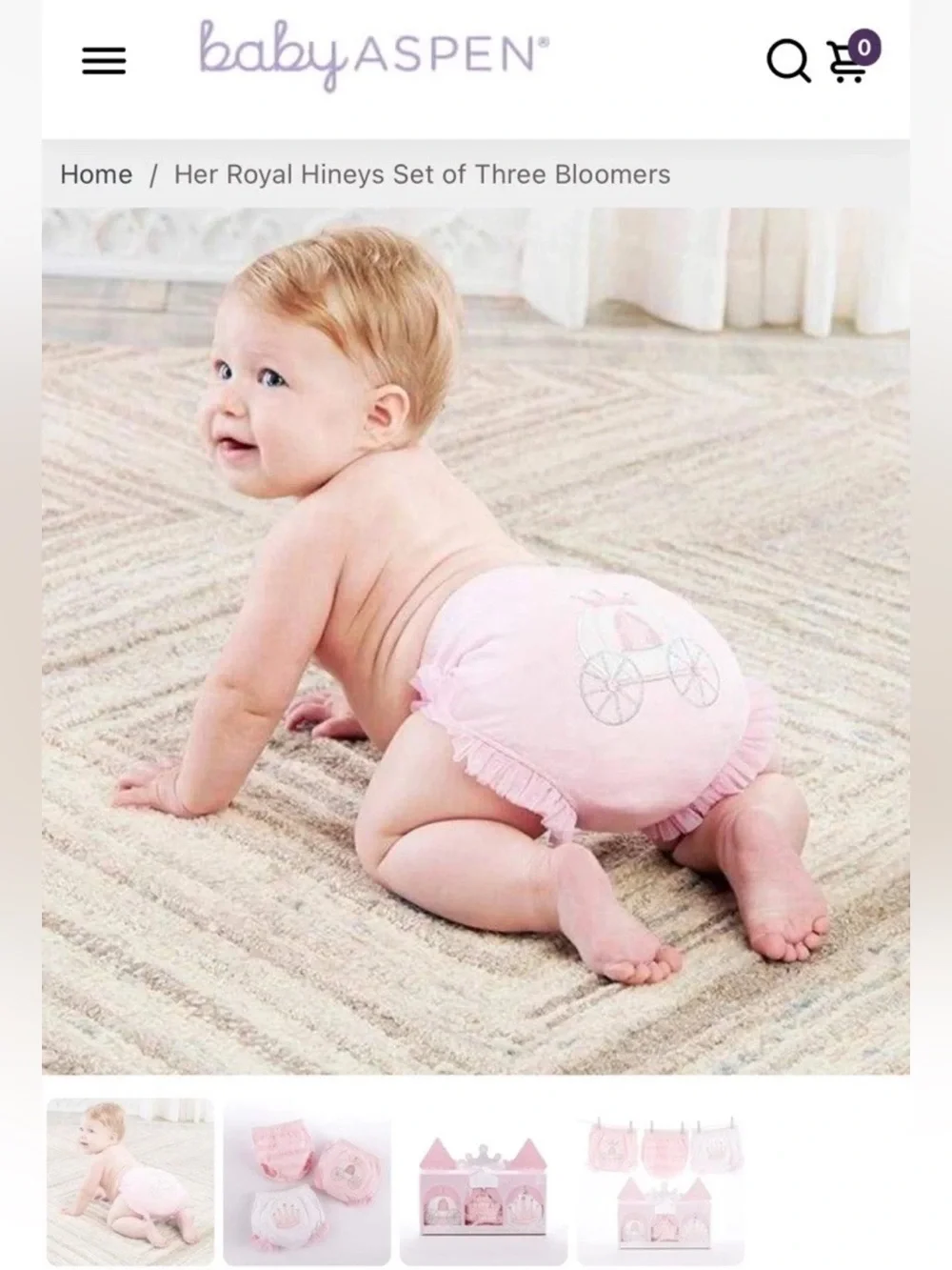 Her Royal Hineys Bloomers Set/ 3 Diaper Covers Baby Photo Props Pink Princess